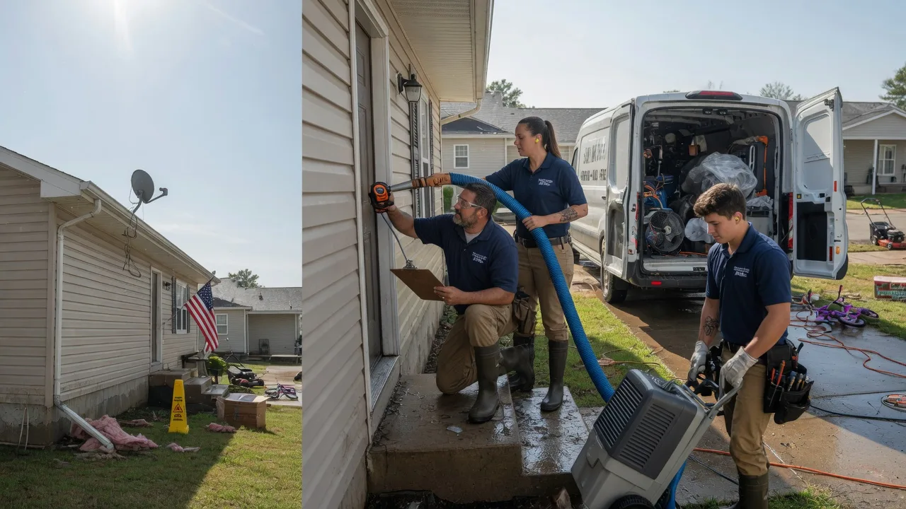 Ceiling Water Damage Restoration in Manchester, MO near me